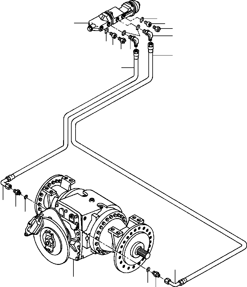 Шланг 1281 006 H1 KOMATSU