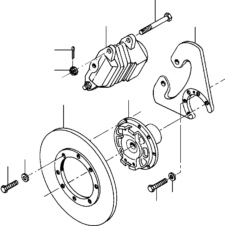 BRACKET, PARKING BRAKE 1430 033 H2 KOMATSU