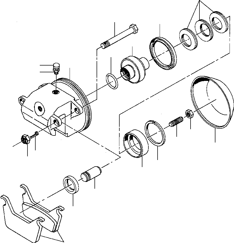 SET, SPRING 1430 232 H91 KOMATSU