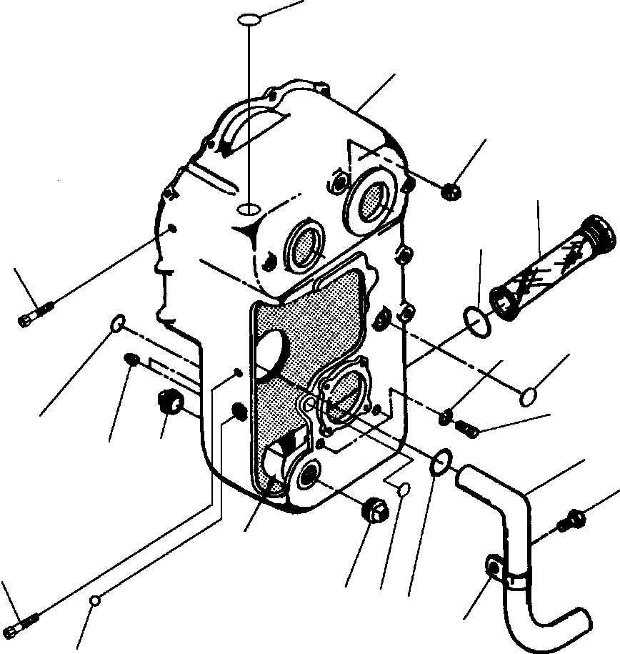Расширительная заглушка 38 653 KOMATSU