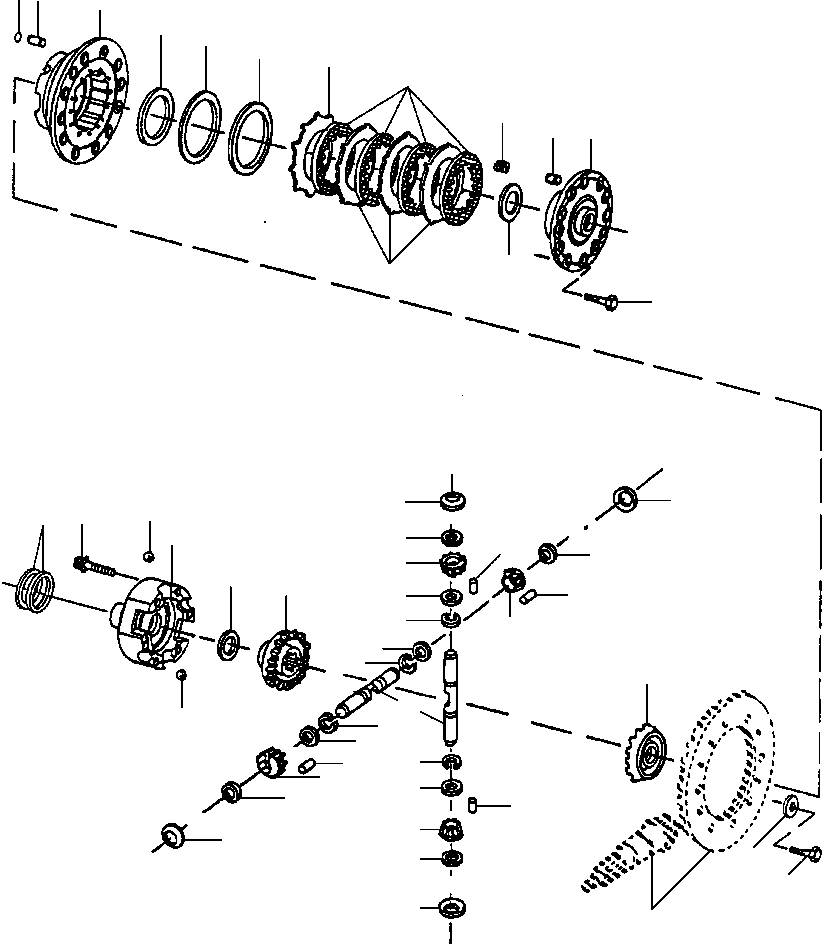 DIFFERENTIAL, LOCK/UNLOCK 1432 902 H91 KOMATSU