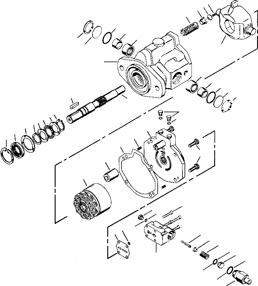 PISTON, CONTROL 1287 641 H1 KOMATSU