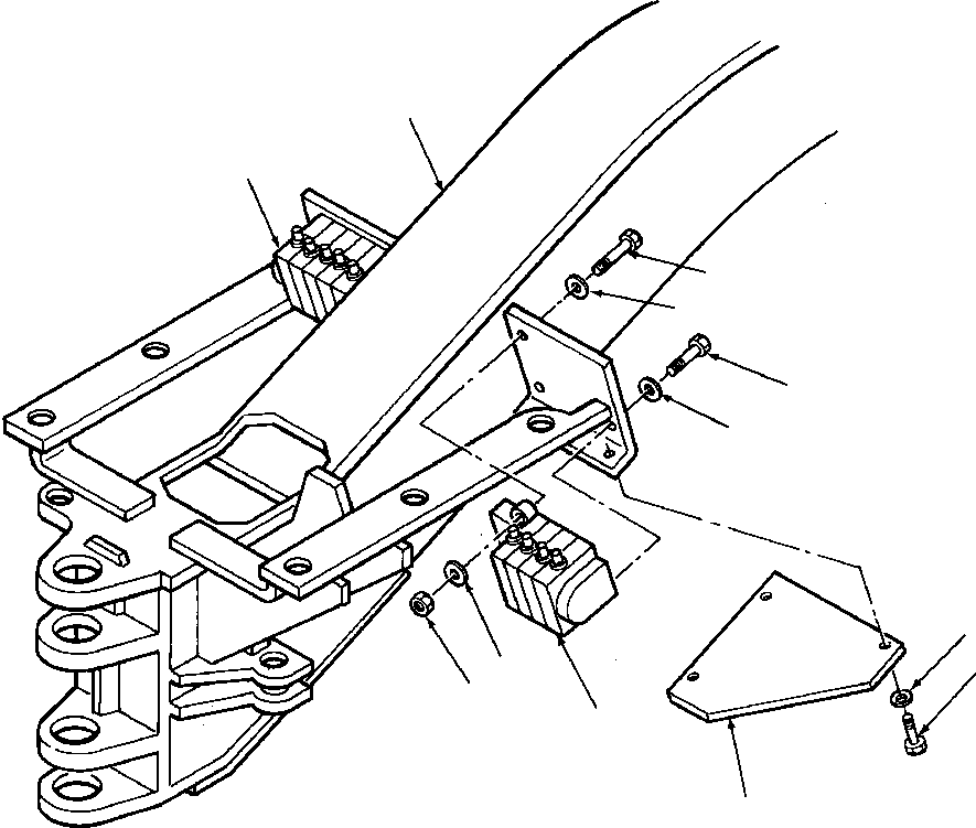 PLATE, GUARD 1261 317 H2 KOMATSU