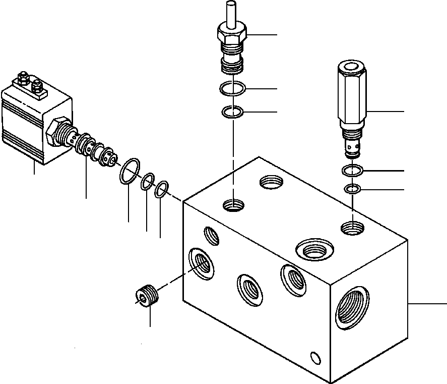 Комплект уплотнений 1287 545 H1 KOMATSU