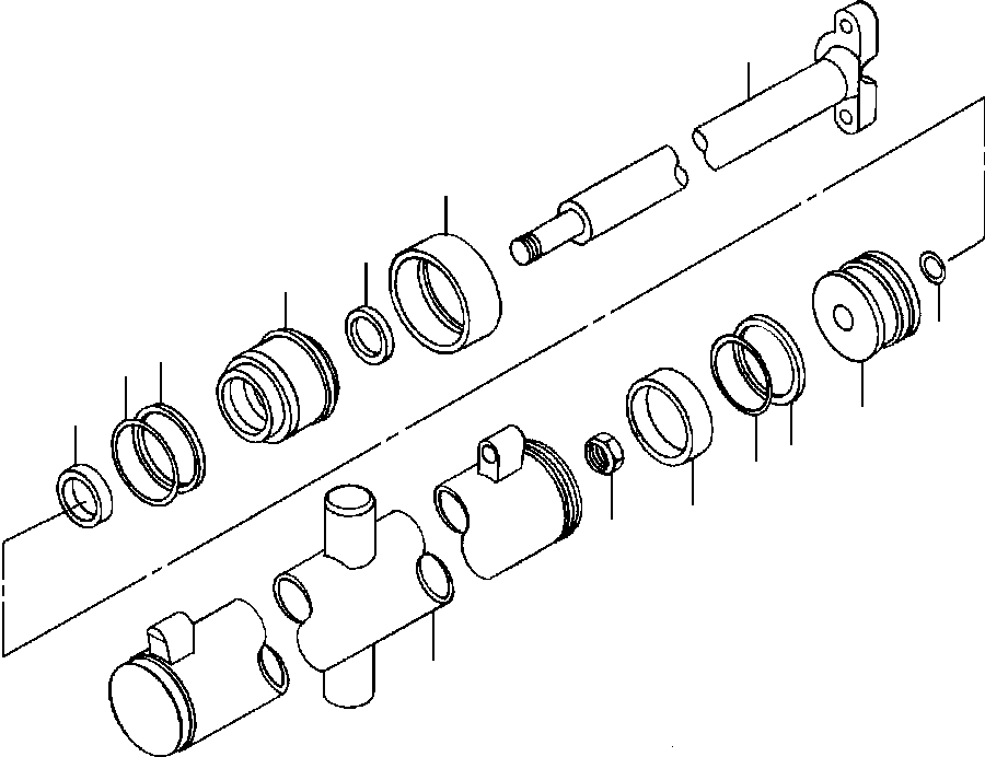 CYLINDER WELDMENT 159 964 KOMATSU
