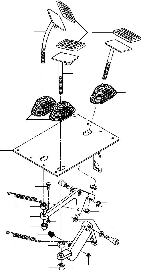SPRING, ACCELERATOR/DECELERATOR RETURN 30 746 A KOMATSU