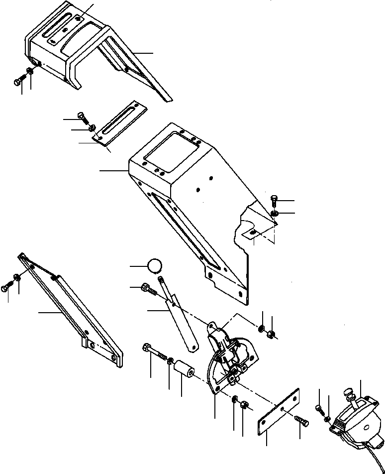 SPACER, THROTTLE CONTROL 1237 012 H1 KOMATSU