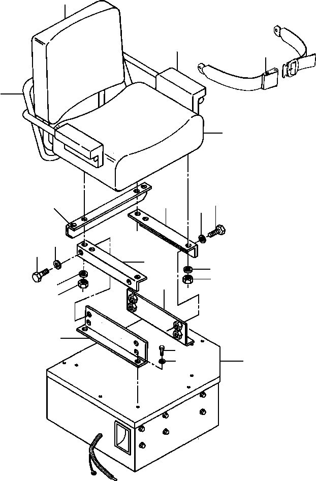 PAD, ARM REST 93 040 KOMATSU
