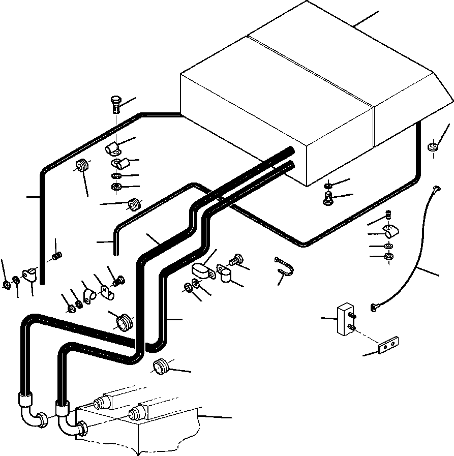 CABLE - CIRCUIT BREAKER TO A/C POWER LEAD 154 121 KOMATSU