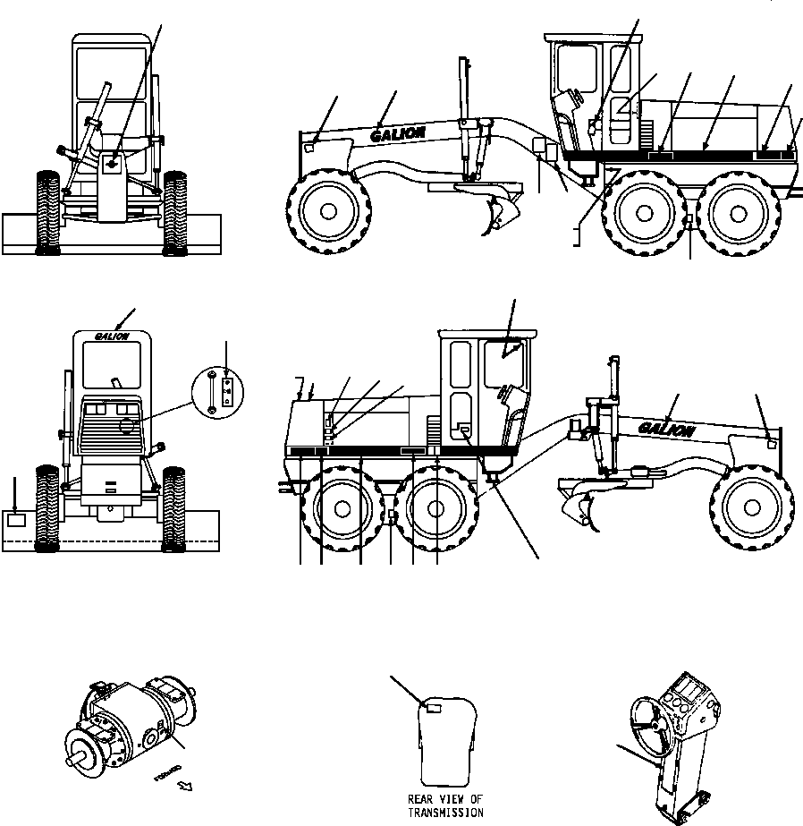 LUBE CHART 1285 798 H2 KOMATSU