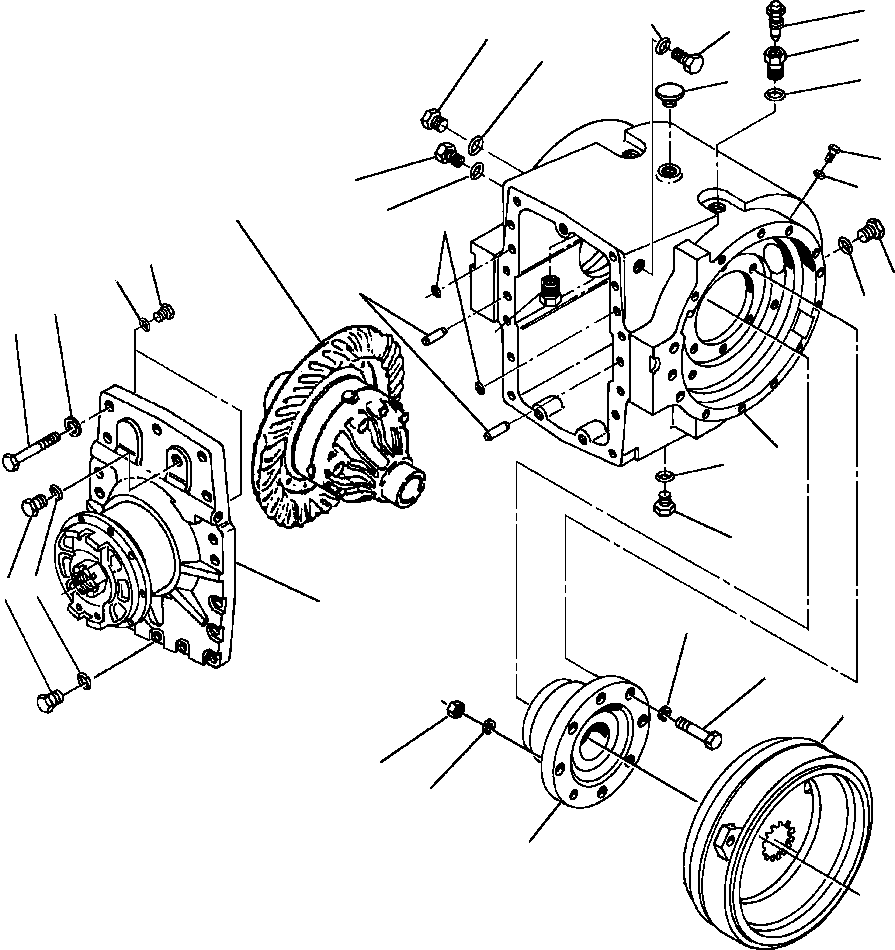 CASE ASSEMBLY, DIFFERENTIAL 1431 780 H92 KOMATSU