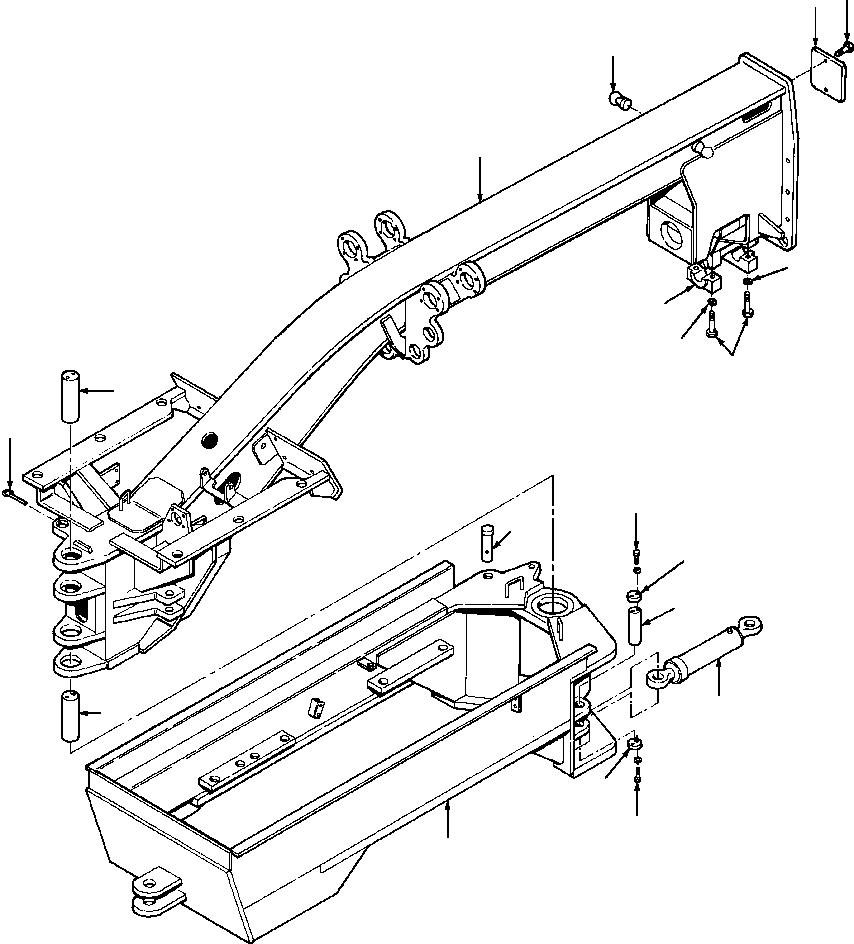 RETAINER ASSEMBLY, FRONT AXLE 1431 413 H91 KOMATSU