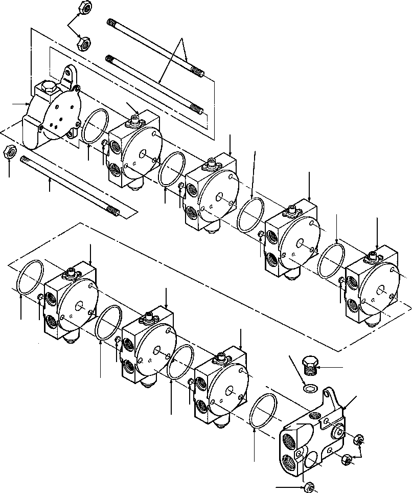 Поперечная тяга 1432 792 H1 KOMATSU