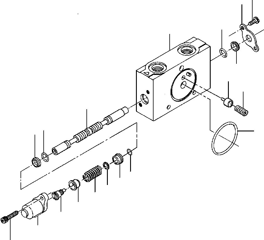 VALVE SECTION 1431 205 H91 KOMATSU