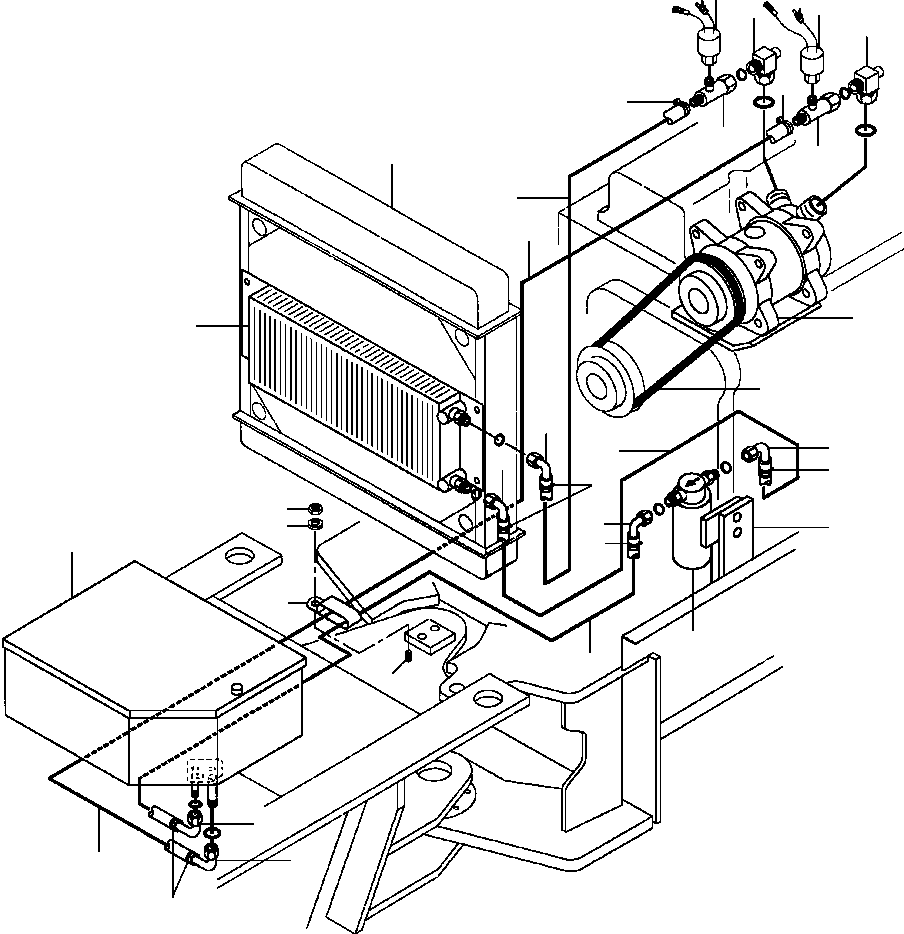 Уплотнительное кольцо круглого сечения 357 271 R1 KOMATSU