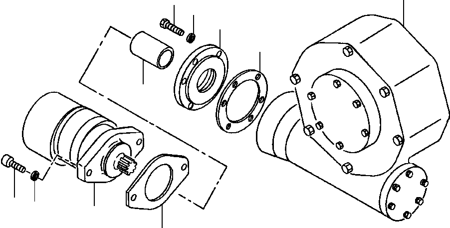 GEAR ASSEMBLY, CIRCLE REVERSE WITH SLIP CLUTCH 1431 166 H91 KOMATSU