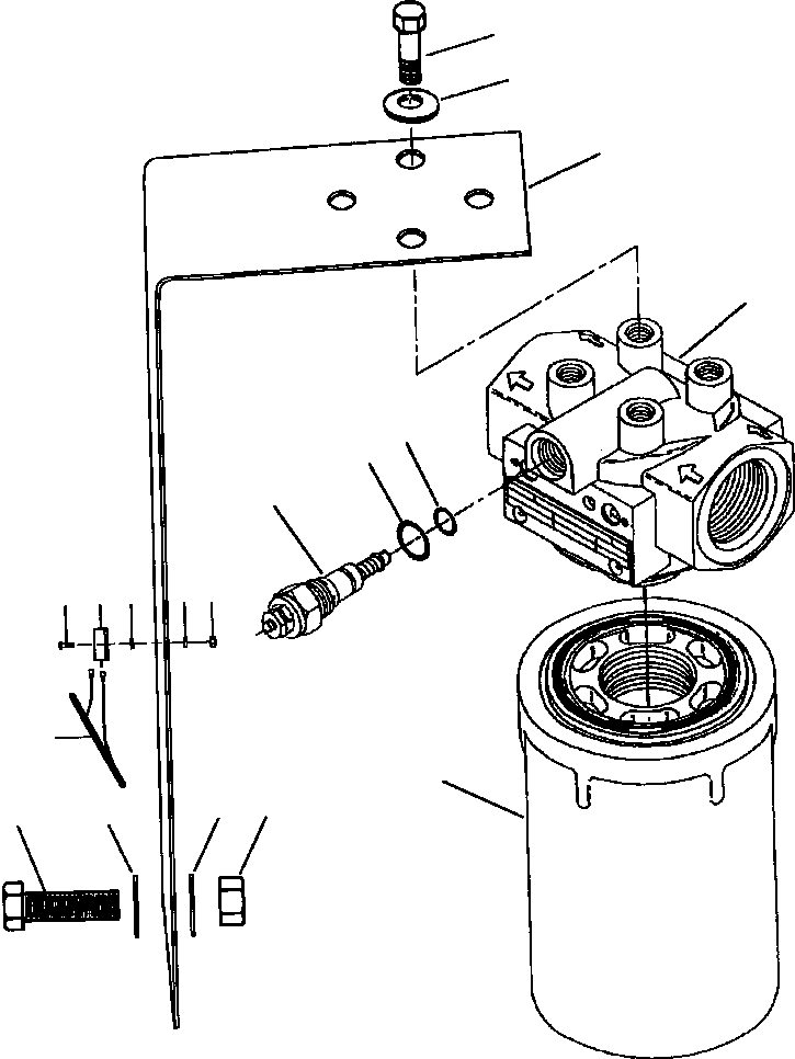 Винт 159 358 KOMATSU