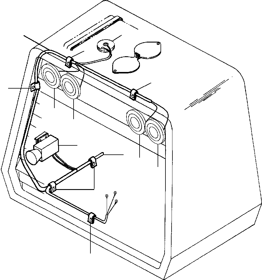 LAMP, BACKUP 1434 594 H1 KOMATSU