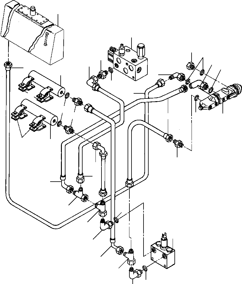 Угольник - 90° 9410 967 KOMATSU