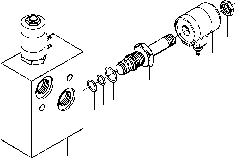 CARTRIDGE, VALVE 1434 989 H1 KOMATSU