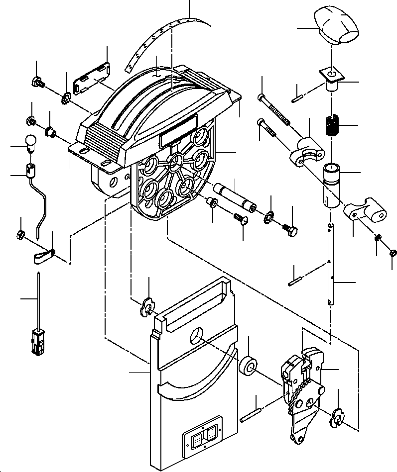 SHIFTER, TRANSMISION 1433 426 H91 KOMATSU
