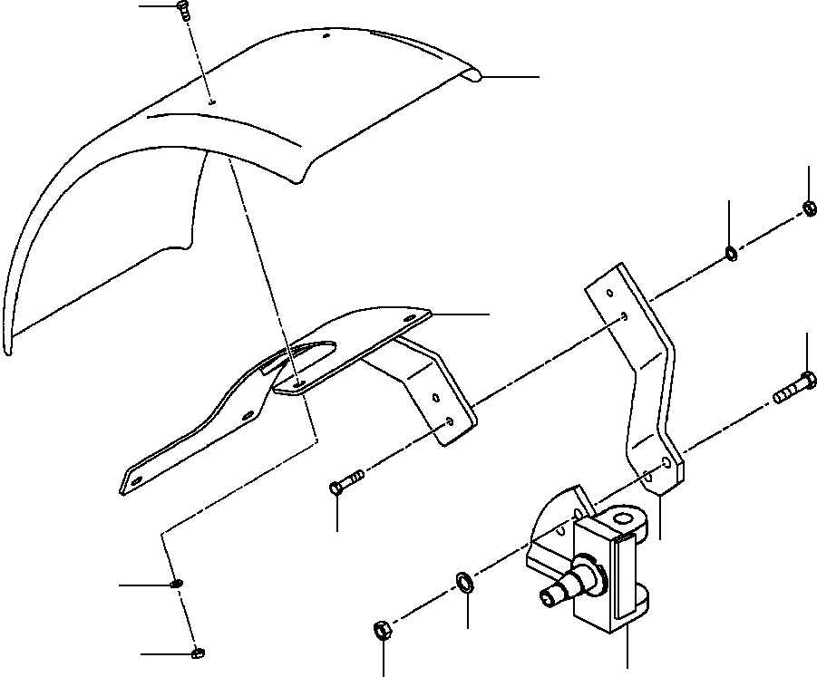 FENDER, FRONT 1433 727 H2 KOMATSU