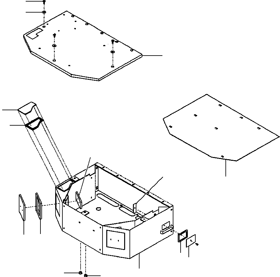 Крышка в сборе 1434 976 H1 KOMATSU