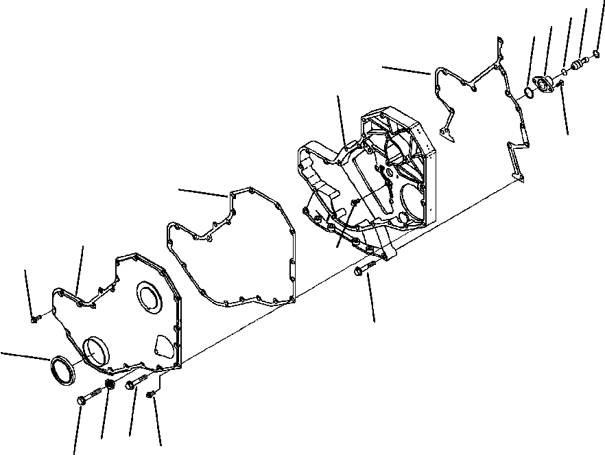 COVER, GEAR 6735-21-3340 KOMATSU