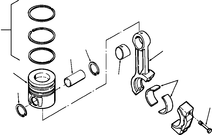 SET, PISTON RING 6736-31-2050 KOMATSU