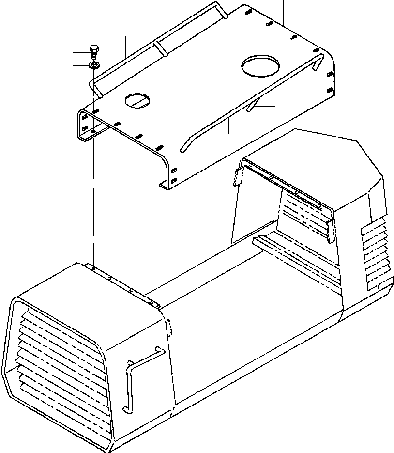 HOOD WELDMENT 1436 669 H92 KOMATSU