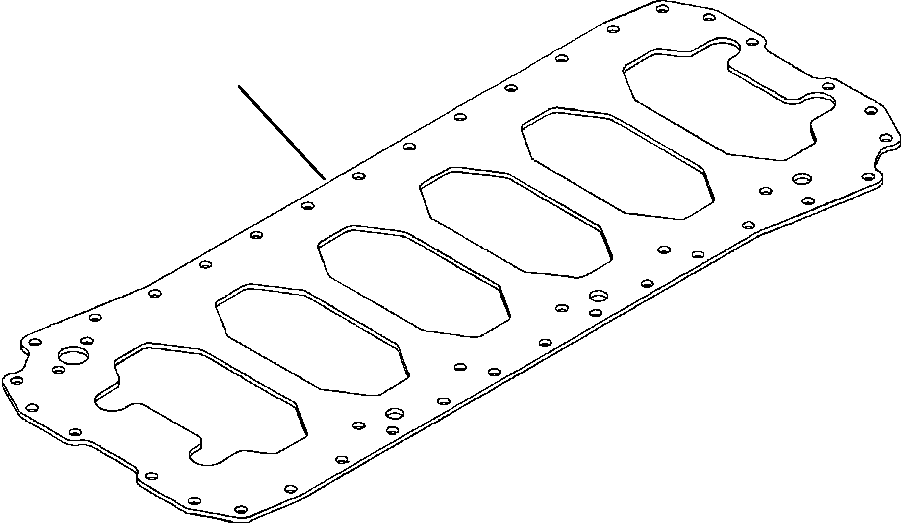 PLATE, CYL BLOCK STIFFENER 1310 344 H1 KOMATSU