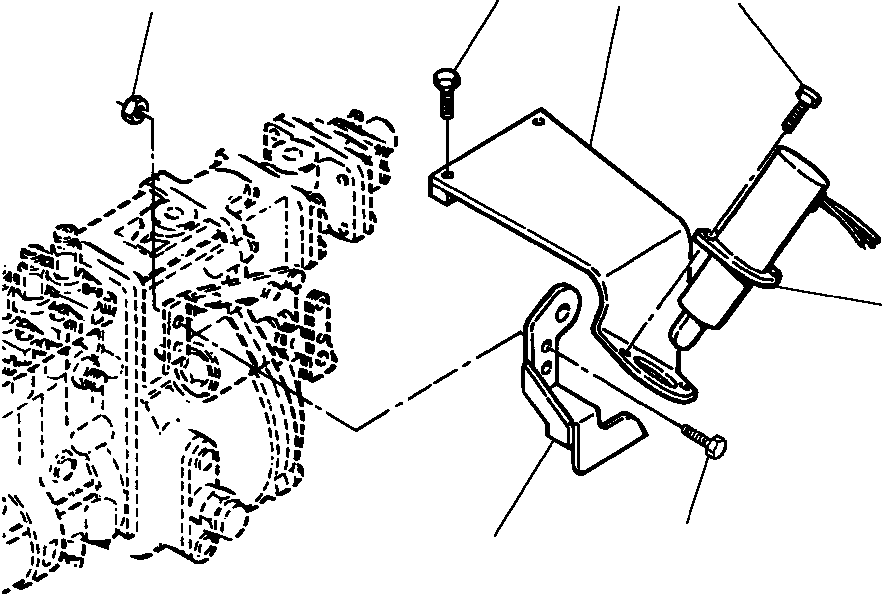 LEVER, SHUT-OFF VALVE 1270 850 H91 KOMATSU