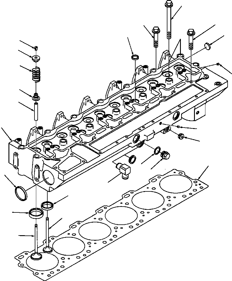 GASKET, CYLINDER HEAD - STD 1241 209 H2 KOMATSU