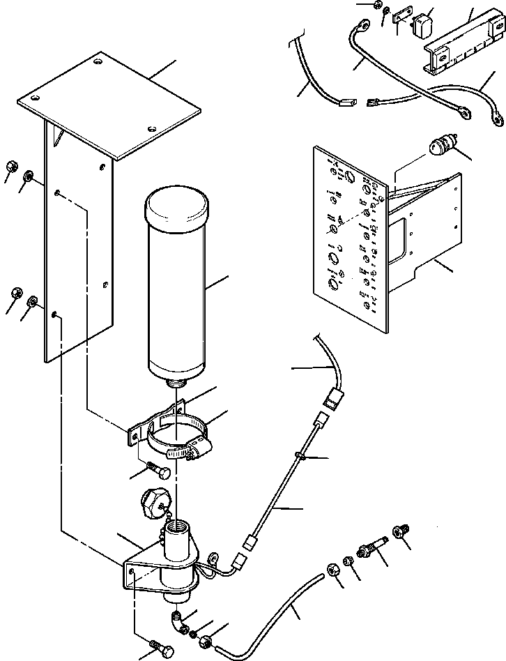 STARTING AID, ETHER INJECTION 1260 463 H91 KOMATSU
