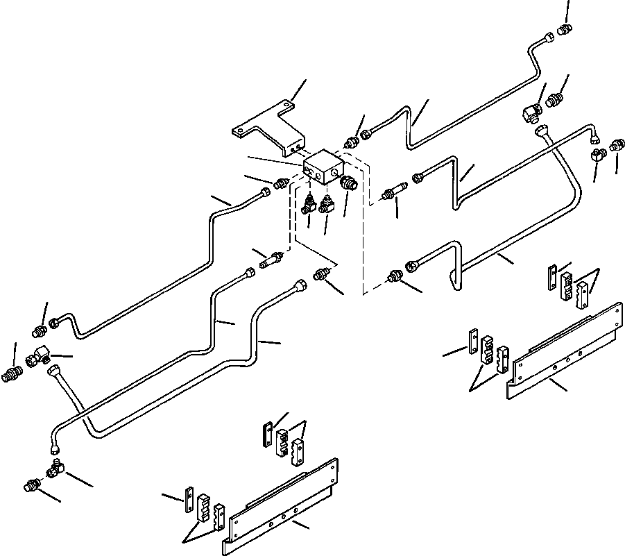 SUPPORT MANIFOLD 1301 482 H1 KOMATSU