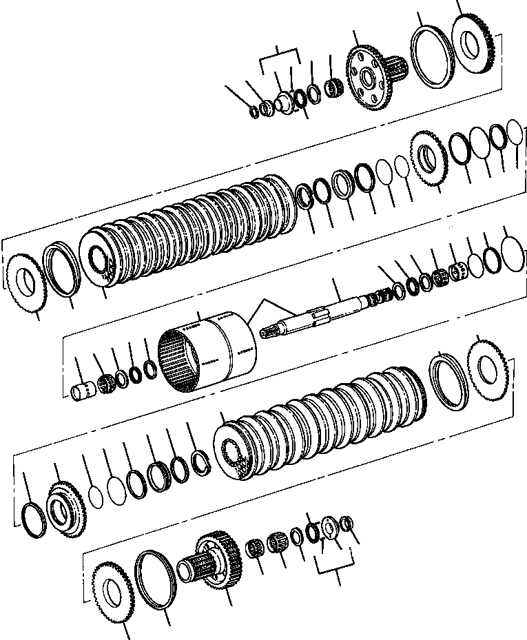CLUTCH ASSEMBLY, DIRECTIONAL 1112 142 C93 KOMATSU