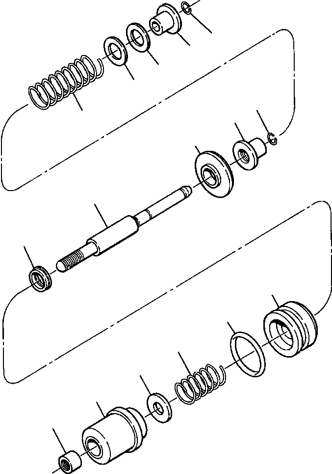 CAPSULE ASSEMBLY, FEEL PLUNGER 1237 465 H93 KOMATSU