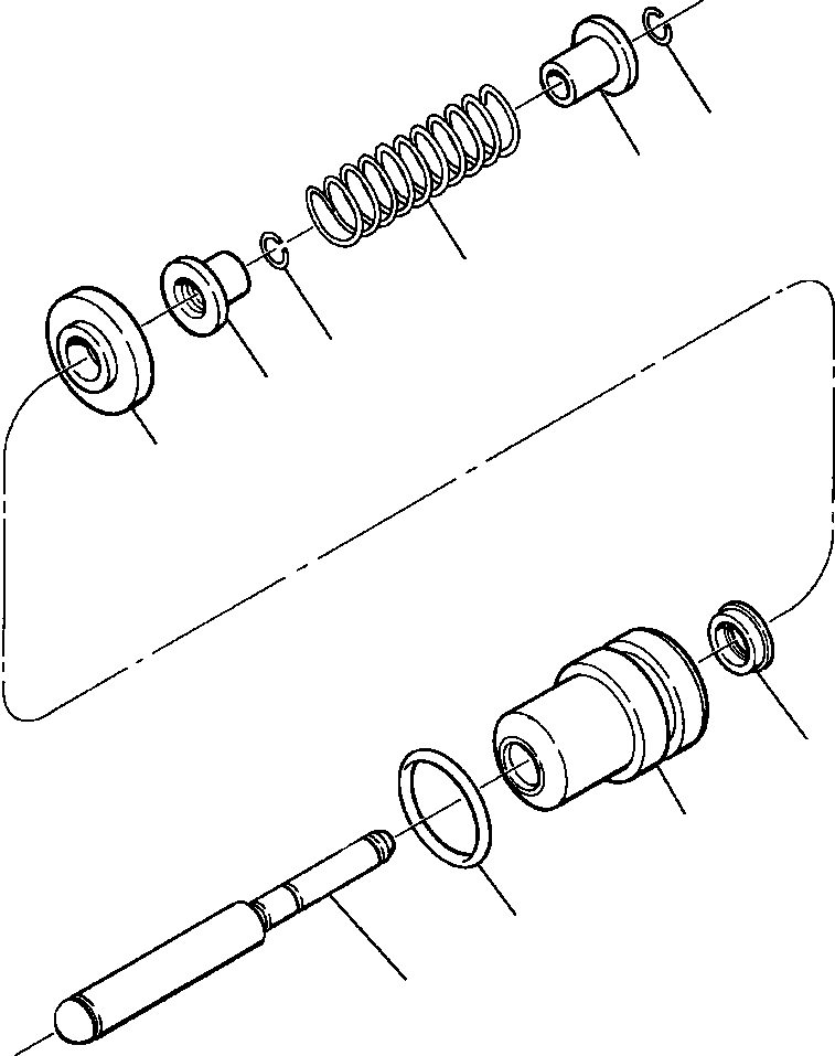 CAPSULE ASSEMBLY, PLUNGER 1237 464 H93 KOMATSU