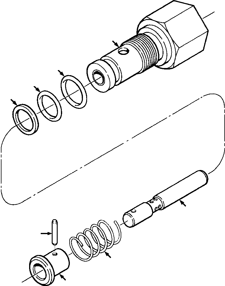 CAPSULE ASSEMBLY, METERING 1234 011 H91 KOMATSU