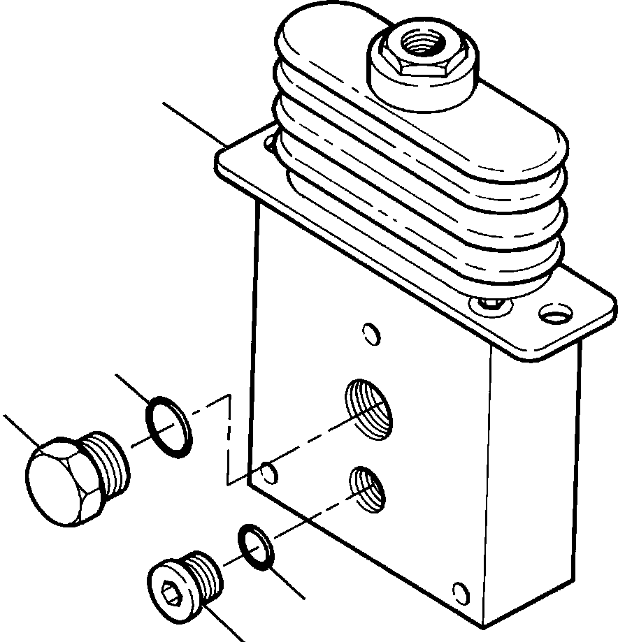 VALVE ASSEMBLY, BLADE PITCH PILOT 1233 756 H91 KOMATSU