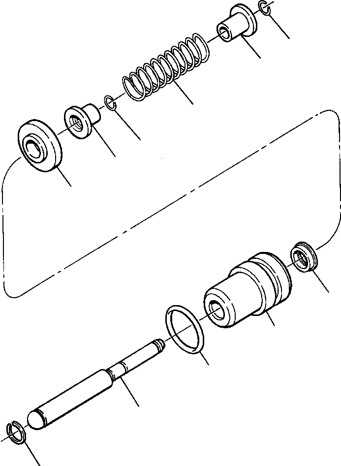 CAPSULE ASSEMBLY, PLUNGER 1234 009 H91 KOMATSU