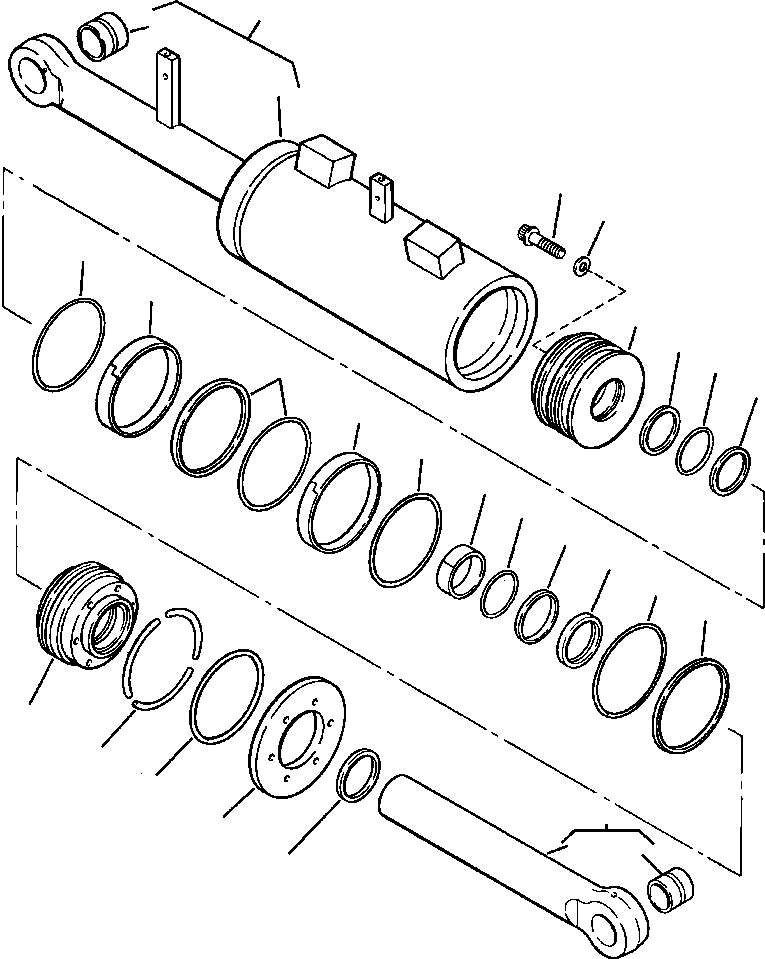 Поршень 1299 059 H1 KOMATSU