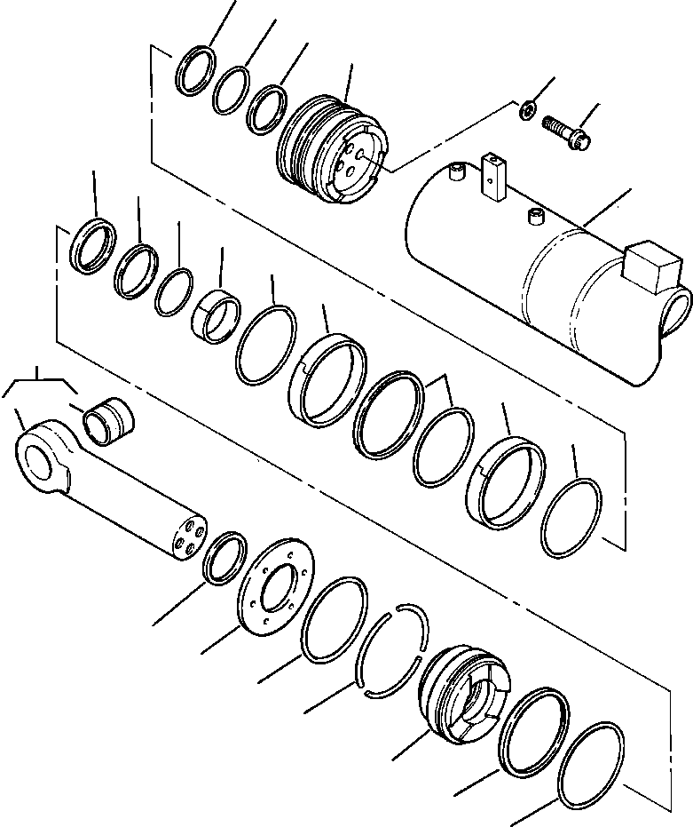 Защитное кольцо 658 673 C1 KOMATSU