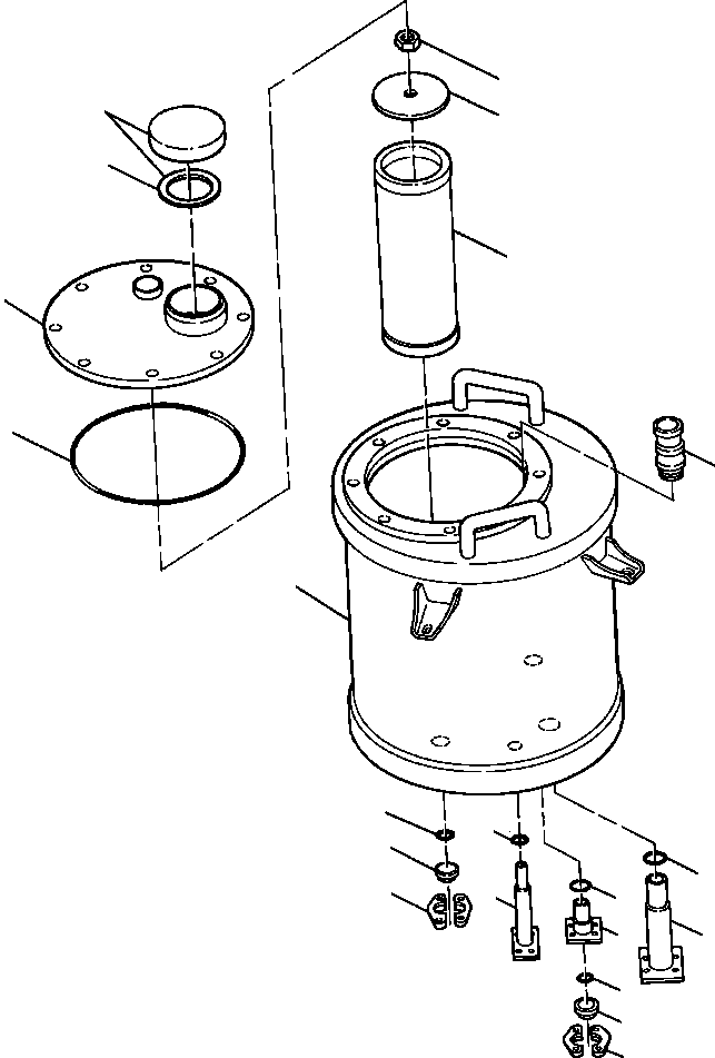 TANK WELDMENT 1171 359 C3 KOMATSU