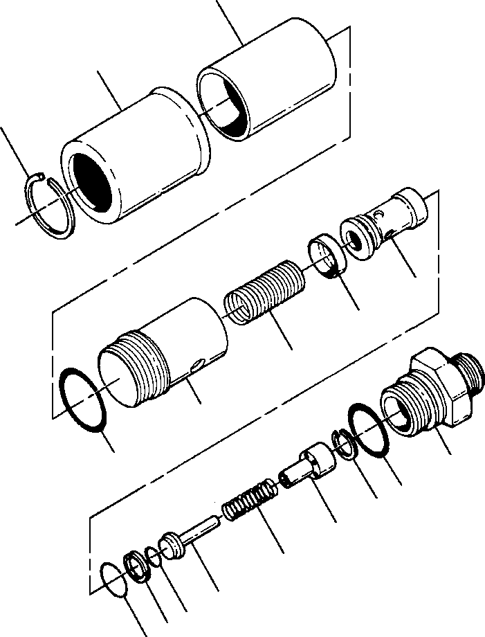 VALVE ASSY, VACUUM PRESSURE RELIEF 1214 473 H91 KOMATSU