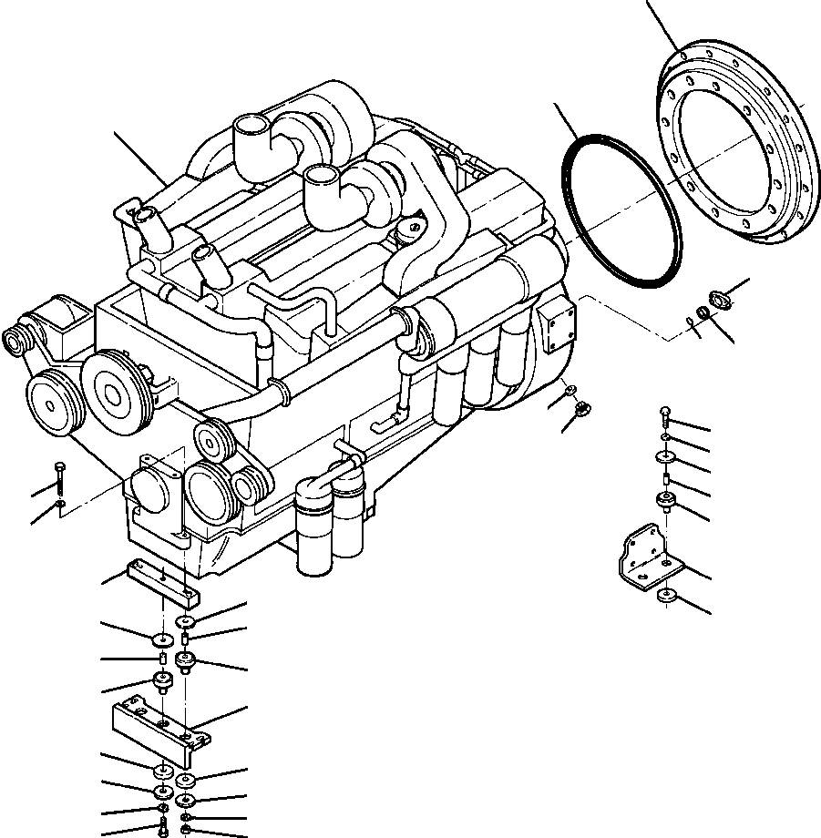 ADAPTER, CONVERTER 1233 951 H93 KOMATSU