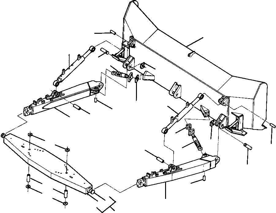 PLATE ASSEMBLY, MOUNTING EC 1 943 KOMATSU