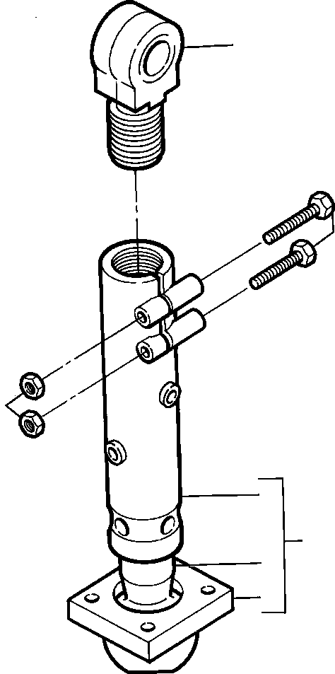 CAP, STRUT BALL 656 321 C1 KOMATSU