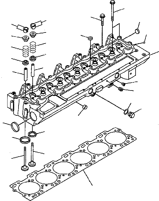 GASKET, 0.4MM OS,HEAD 6151-19-1810 KOMATSU
