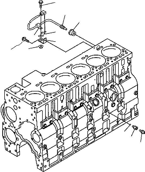 Болт \0\01435-01014 KOMATSU